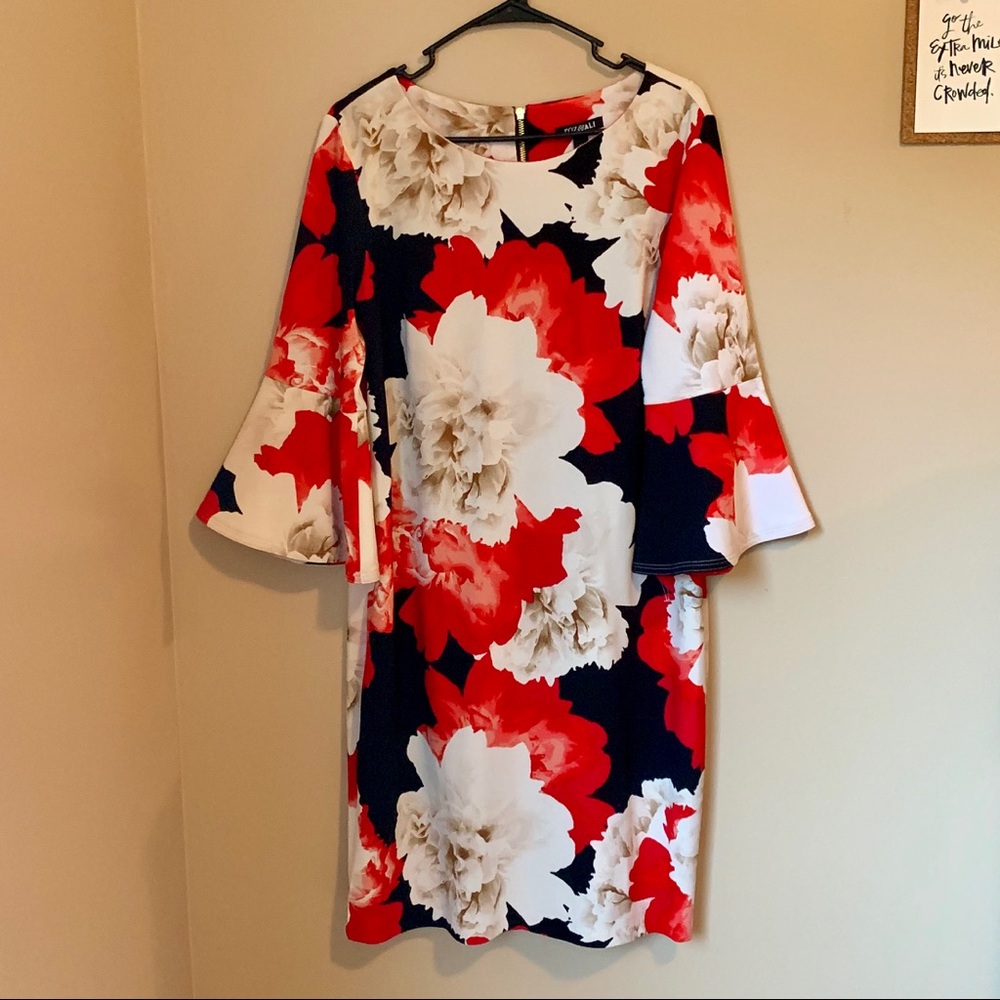 Roz & Ali floral dress size 16 (NWOT)